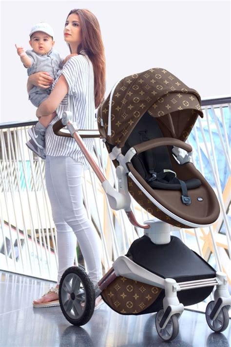 louis vuitton stroller set|louis vuitton diaper bag.